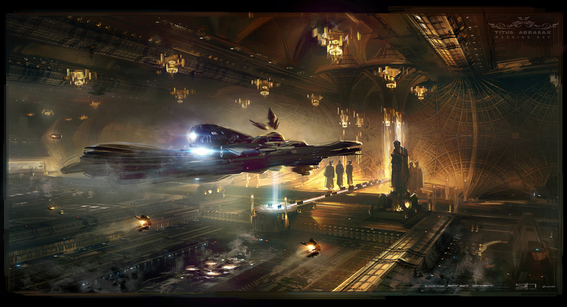 Illustration for article titled The concept art of Jupiter Ascending is glorious eye candy